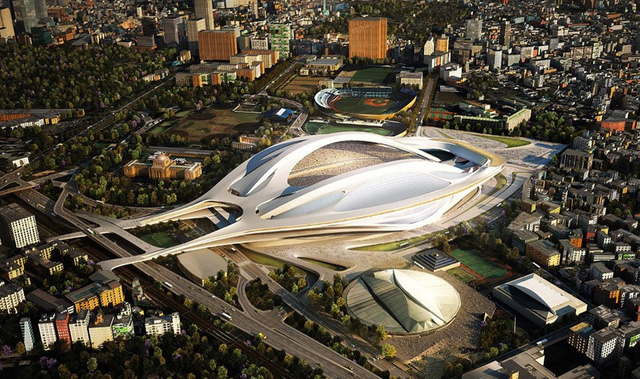 Thiết kế bị loại của kiến trúc sư Zaha Hadid.