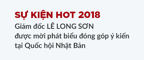 Giám đốc Lê Long Sơn được mời phát biểu đóng góp ý kiến tại Quốc hội Nhật Bản