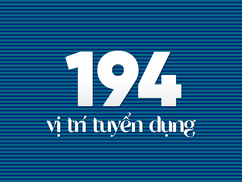 tuyển dụng tháng 01 năm 2024
