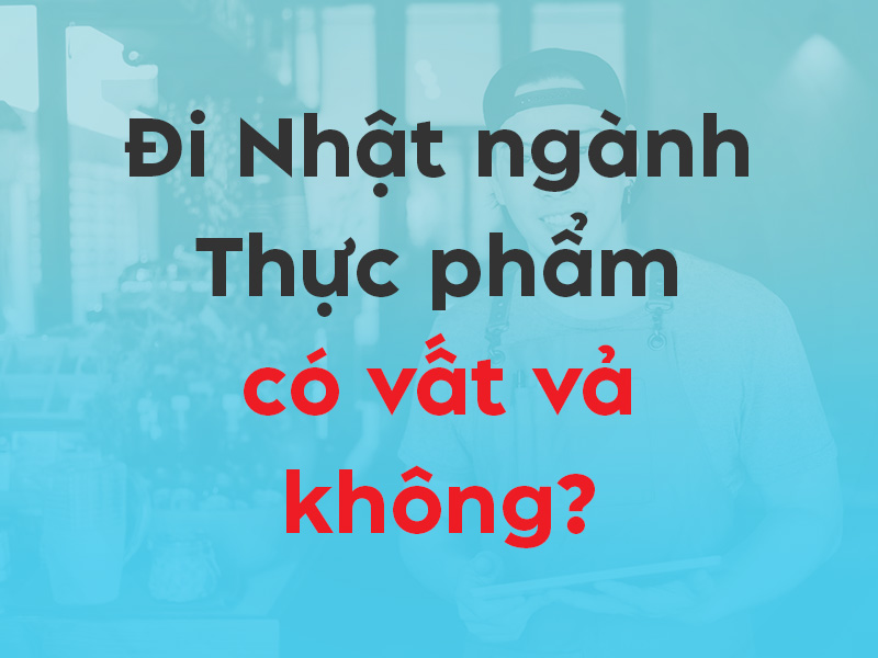 Đi Nhật ngành Thực phẩm có vất vả không? Mặt trái ngành Thực phẩm tại Nhật